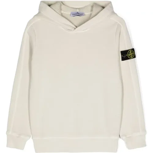 Beiger Pullover mit Kapuze - Stone Island - Modalova