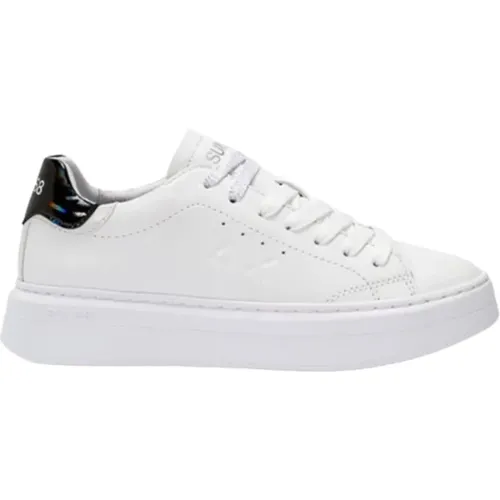 Grace Leather Sneakers in Schwarz/Weiß , Damen, Größe: 39 EU - Sun68 - Modalova