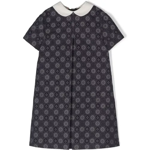 Organisches GG Dots Jacuard Kleid - Gucci - Modalova