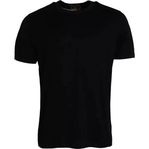 Cotton T-Shirt with Round Neck and Short Sleeves , male, Sizes: 2XL, M, 2XS, XS, L, S - Dolce & Gabbana - Modalova