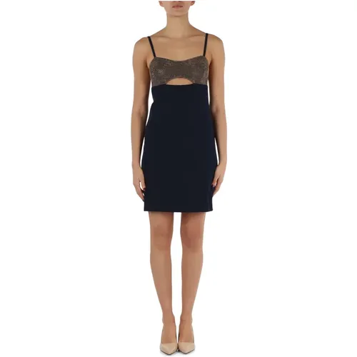Studded Stretch Fabric Short Dress , female, Sizes: 3XS, XS - Michael Kors - Modalova
