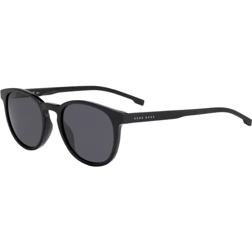 Schwarz/Graue Sonnenbrille Boss 0922/S , Herren, Größe: 51 MM - Hugo Boss - Modalova