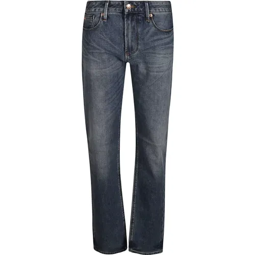 Modern Straight Jeans , male, Sizes: W36 - Emporio Armani - Modalova