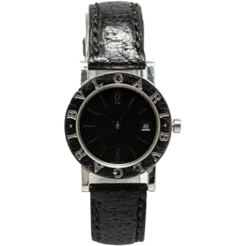 Pre-owned Stainless Steel watches , female, Sizes: ONE SIZE - Bvlgari Vintage - Modalova