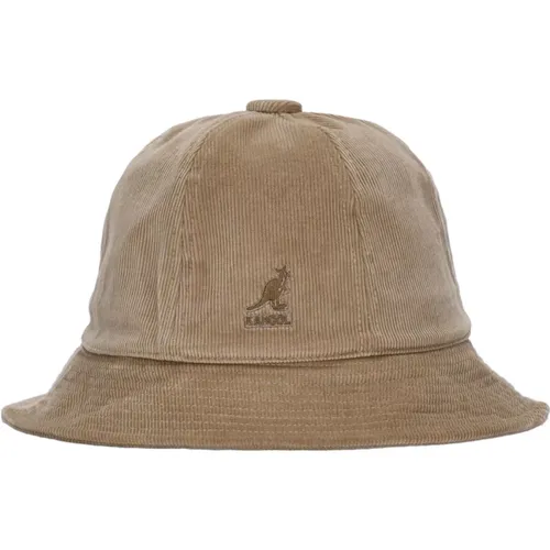 Beiger Fischerhut mit Kordel , unisex, Größe: S - Kangol - Modalova