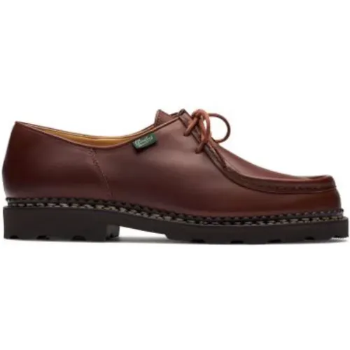 Timeless Piped Seam Derby Shoes , male, Sizes: 10 UK, 7 UK - Paraboot - Modalova