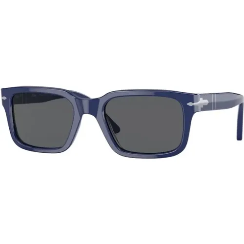 Blauer Rahmen Stilvolle Sonnenbrille - Persol - Modalova