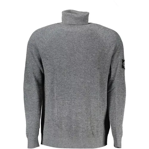 Rollkragenpullover , Herren, Größe: M - Calvin Klein - Modalova