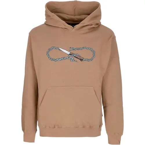 Logo Chain Hoodie Camel , Herren, Größe: L - Propaganda - Modalova