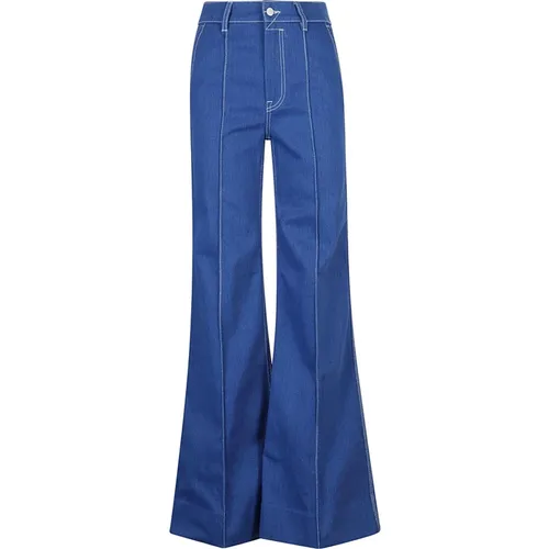 Regatta High-Waisted Flared Jeans , female, Sizes: W27, W28 - Zimmermann - Modalova
