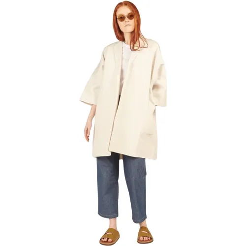 Flared Ivory Coat , female, Sizes: XS, 2XS - Sofie D'hoore - Modalova