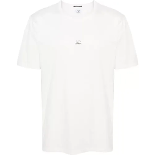 T-shirts and Polos , male, Sizes: S, L - C.P. Company - Modalova