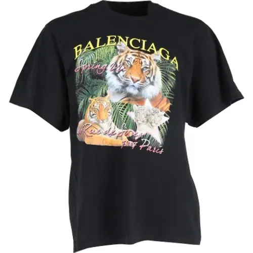 Pre-owned Cotton tops , male, Sizes: L - Balenciaga Vintage - Modalova