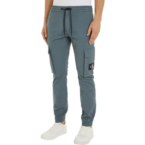 Graue Cargo Skinny Hose - Calvin Klein - Modalova