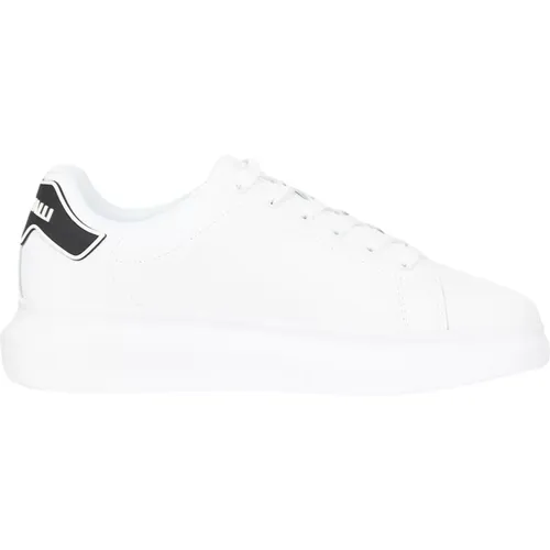 Weiße Sneakers mit Logo-Absatz , Herren, Größe: 43 EU - Just Cavalli - Modalova