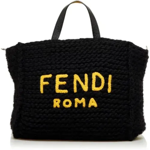 Pre-owned Wool handbags , female, Sizes: ONE SIZE - Fendi Vintage - Modalova
