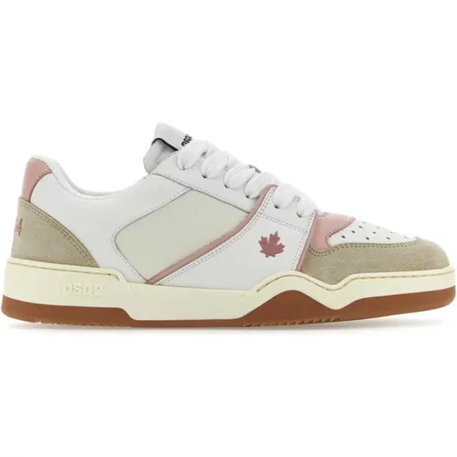 Leather Spiker Sneakers , female, Sizes: 4 UK, 5 UK, 6 UK - Dsquared2 - Modalova