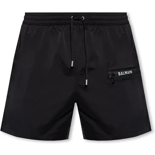 Swim shorts , male, Sizes: 2XL, M, S, L, XL - Balmain - Modalova