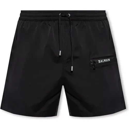 Swim shorts , male, Sizes: M, S - Balmain - Modalova