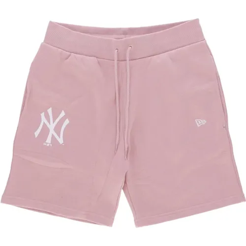 Yankees Baseball Shorts Rose/White , male, Sizes: L, S, XL - new era - Modalova