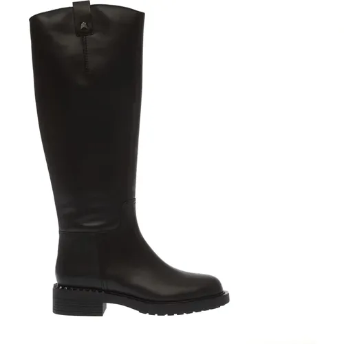 Leather Studs Boot , female, Sizes: 7 UK, 4 UK, 6 UK - Ash - Modalova