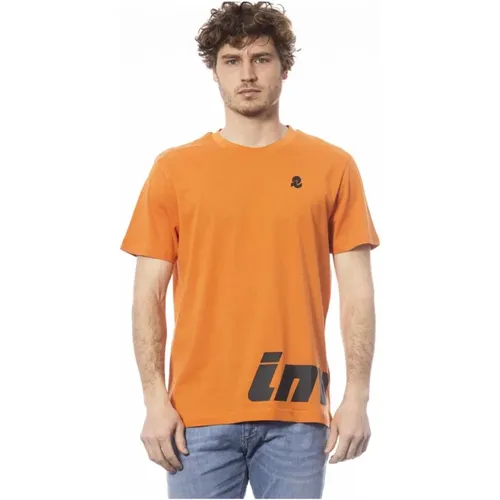 Baumwoll-Logo-Print-T-Shirt , Herren, Größe: XL - Invicta - Modalova