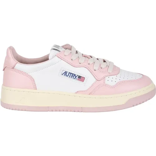 Panel Sneakers mit Logo Patch , Damen, Größe: 39 EU - Autry - Modalova