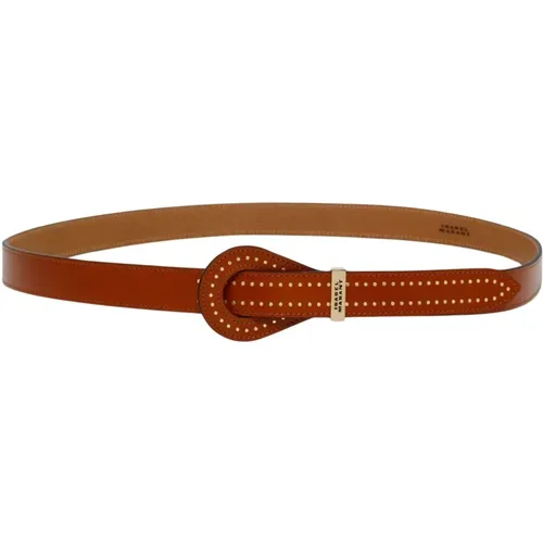 Natural Calf Leather Brindi Belt , female, Sizes: 80 CM - Isabel marant - Modalova