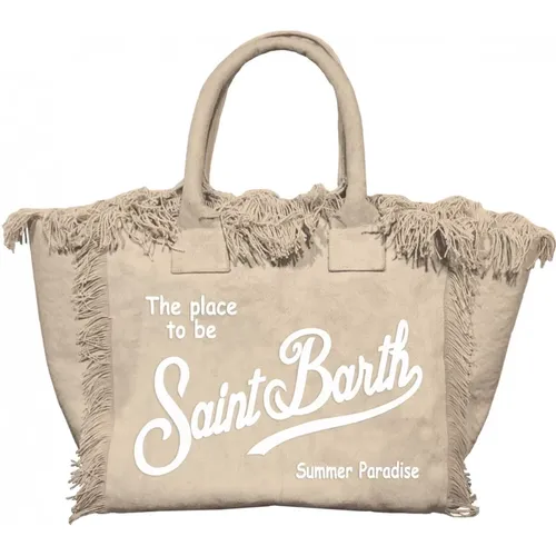 Vanity Bag with Fringes , female, Sizes: ONE SIZE - MC2 Saint Barth - Modalova