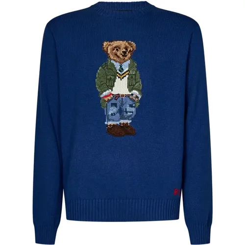 Sweaters with Polo Bear Design , male, Sizes: XL, L, M, S - Polo Ralph Lauren - Modalova