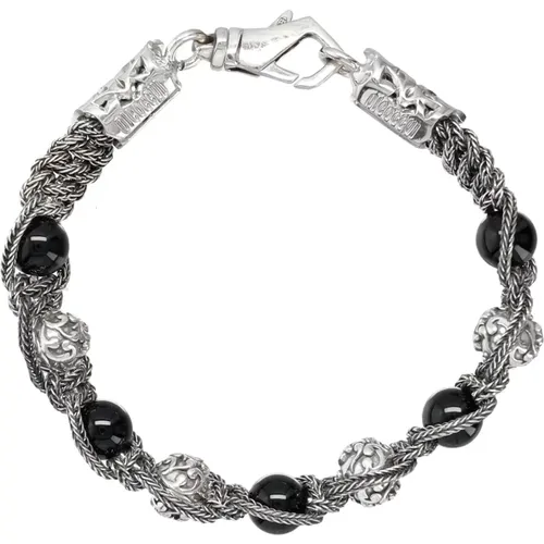 Stylish Shamballa Bracelet for You , female, Sizes: L - Emanuele Bicocchi - Modalova