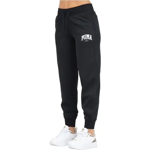 Sportliche Squad Schwarze Damen Hose , Damen, Größe: S - Puma - Modalova