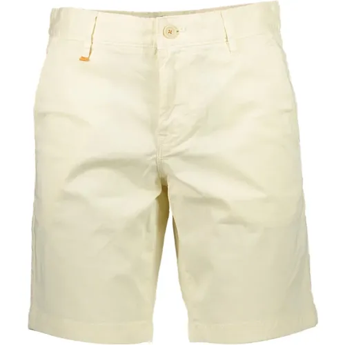 Bermuda Shorts Slim Fit Cotton , male, Sizes: W34, W38 - Hugo Boss - Modalova