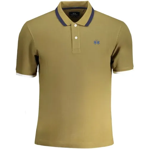 Cotton Polo Shirt Slim Fit , male, Sizes: M, S, 2XL, XL, 3XL, L - LA MARTINA - Modalova