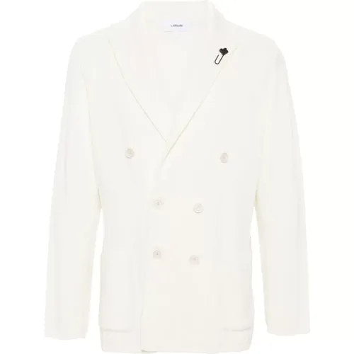 Wool Double-Breasted Jacket , male, Sizes: S, XL, M, L - Lardini - Modalova