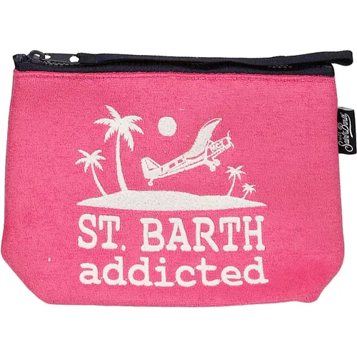 Sponge Clutch Tasche Reißverschluss,Sponge Clutch Tasche mit Logo Reißverschluss - MC2 Saint Barth - Modalova