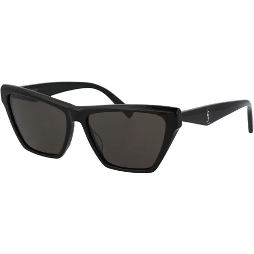 Stylische Sonnenbrille SL M103 , Damen, Größe: 58 MM - Saint Laurent - Modalova
