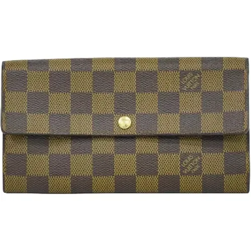 Pre-owned Canvas wallets , female, Sizes: ONE SIZE - Louis Vuitton Vintage - Modalova