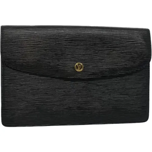 Pre-owned Leather clutches , female, Sizes: ONE SIZE - Louis Vuitton Vintage - Modalova