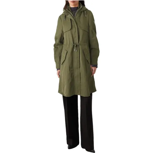 Grüner Parka Mantel mit Kapuze - Guess - Modalova