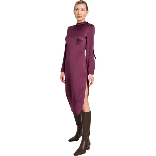 Casual Kleid mit Viskose-Zusammensetzung , Damen, Größe: M - Twinset - Modalova