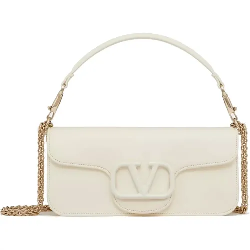 Locò Bag - Womens Calf Leather Shoulder Bag , female, Sizes: ONE SIZE - Valentino Garavani - Modalova
