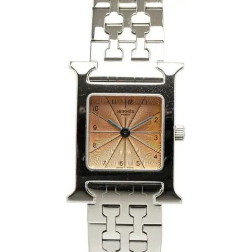 Pre-owned Stainless Steel watches , female, Sizes: ONE SIZE - Hermès Vintage - Modalova