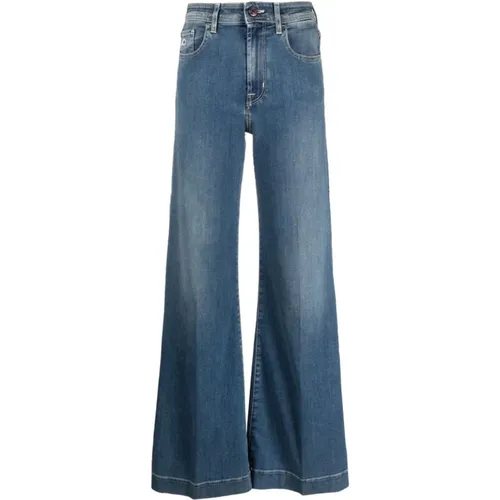 High-Waist Bootcut Jeans , female, Sizes: W26 - Jacob Cohën - Modalova