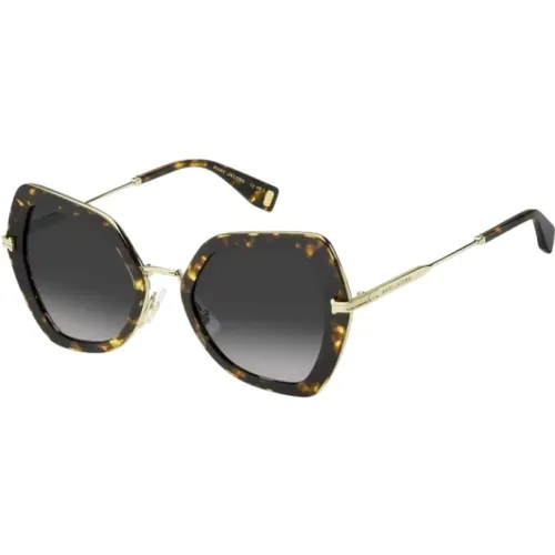 Braune Metallsonnenbrille für Frauen - Marc Jacobs - Modalova