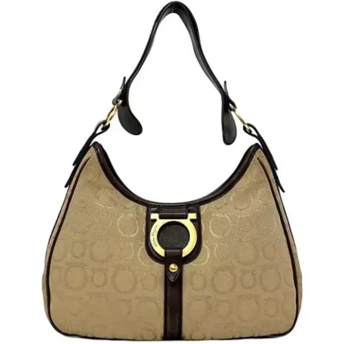 Pre-owned Canvas shoulder-bags , female, Sizes: ONE SIZE - Salvatore Ferragamo Pre-owned - Modalova