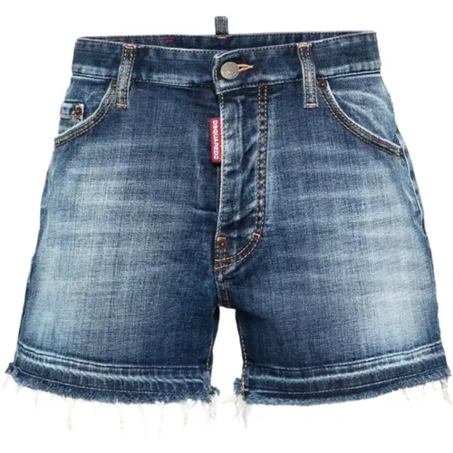 Vintage Denim Shorts , male, Sizes: M, L - Dsquared2 - Modalova