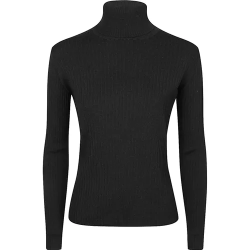 Eleganter Schwarzer Dolcevita Pullover , Herren, Größe: XL - GOES BOTANICAL - Modalova