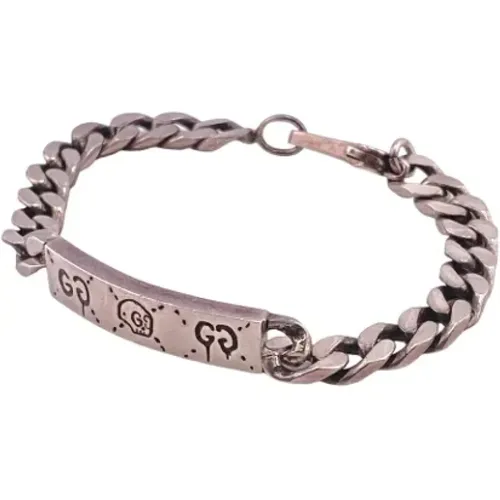 Pre-owned Silver bracelets , female, Sizes: ONE SIZE - Gucci Vintage - Modalova