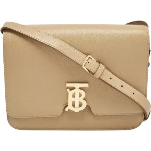 Pre-owned Leather shoulder-bags , female, Sizes: ONE SIZE - Burberry Vintage - Modalova